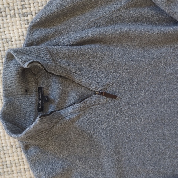 Banana Republic 1/4 zip sweater - Picture 2 of 3